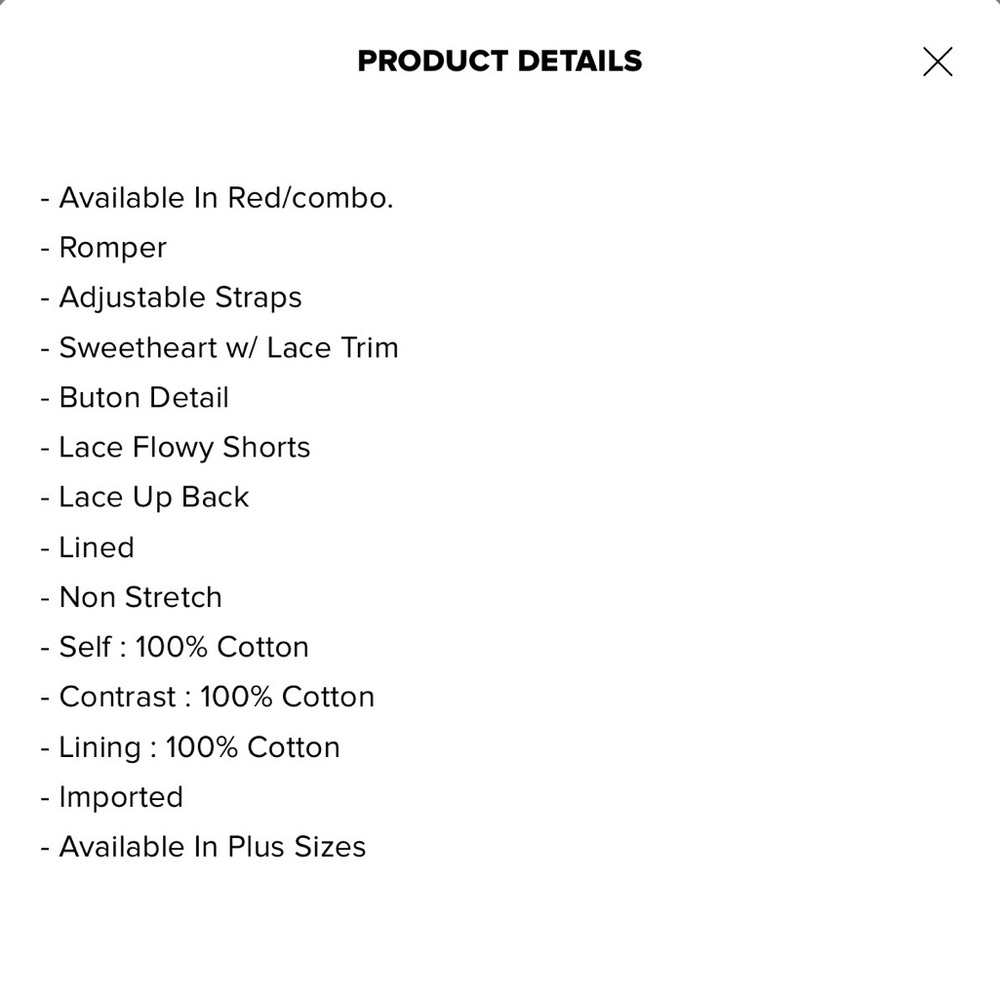 Gingham Bustier Mini Romper NWT - image 6